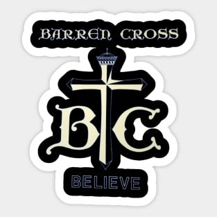 barren cross Sticker